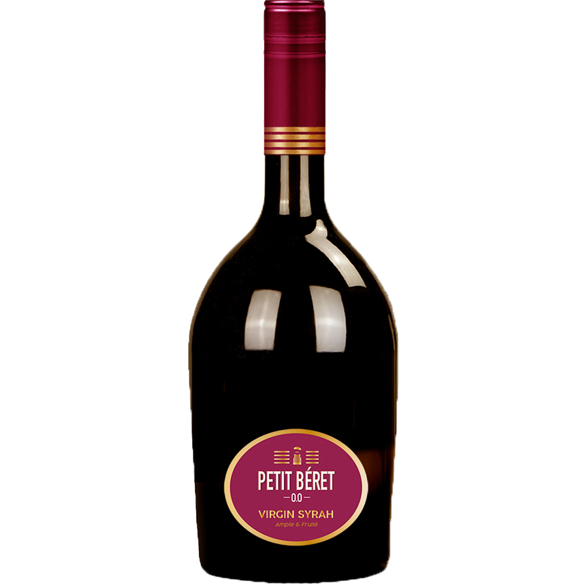 Virgin Syrah sans alcool Vin rouge Syrah sans alcool de la marque française Petit Bérêt